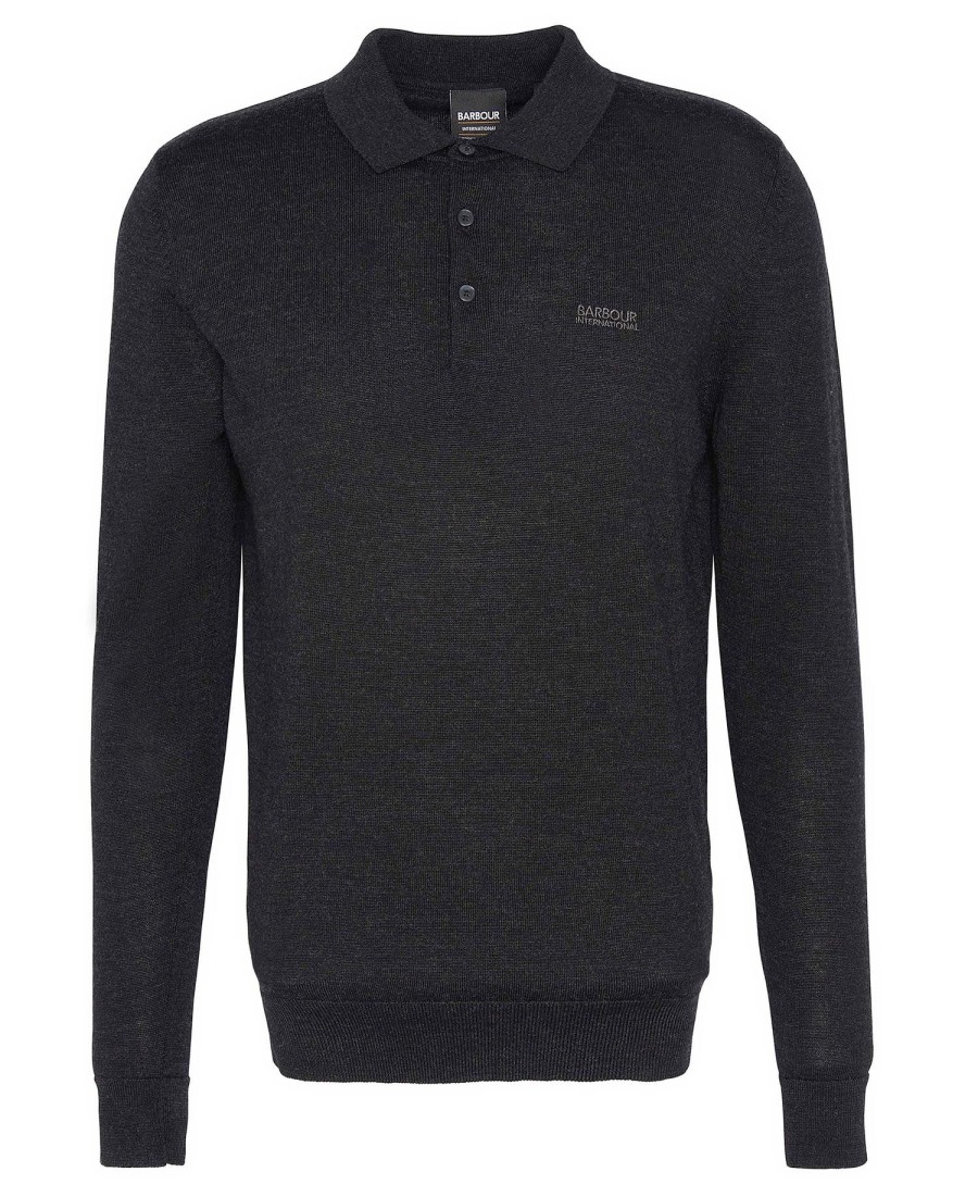 sweter polo merlin merino