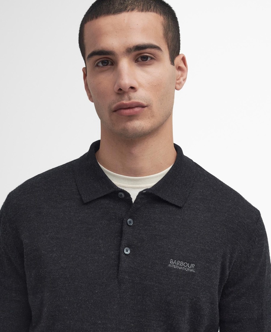 sweter polo merlin merino