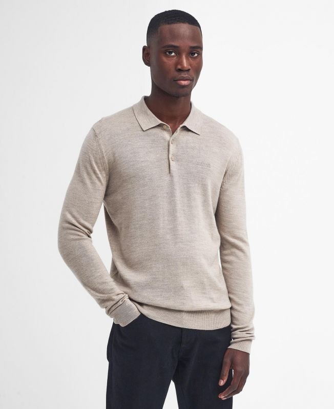 sweter polo merlin merino