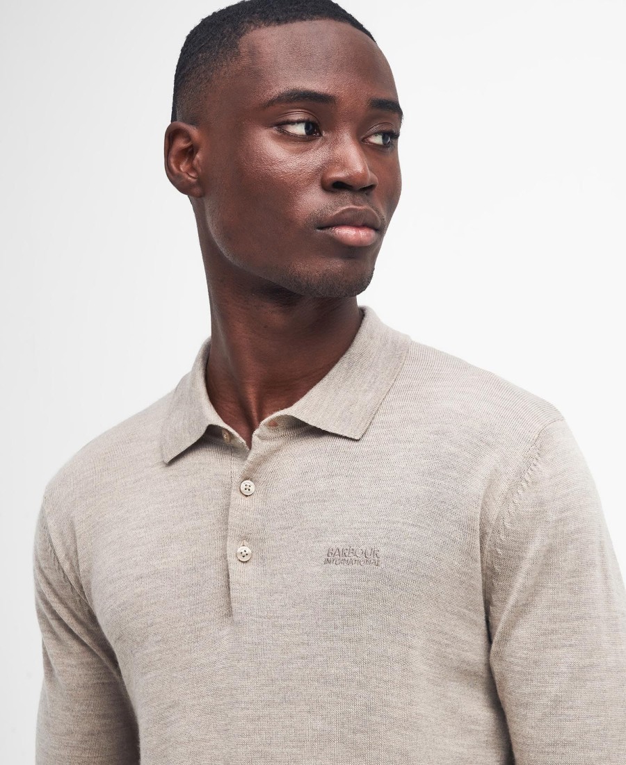 sweter polo merlin merino