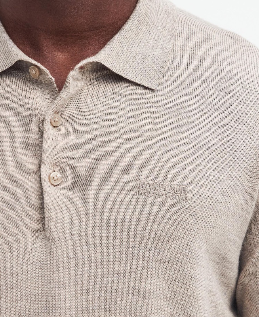 sweter polo merlin merino