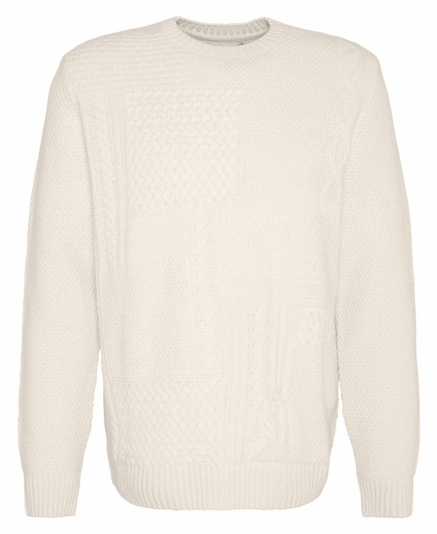 sweter casey splot kablowy z wyprofilowanym kołnierzem