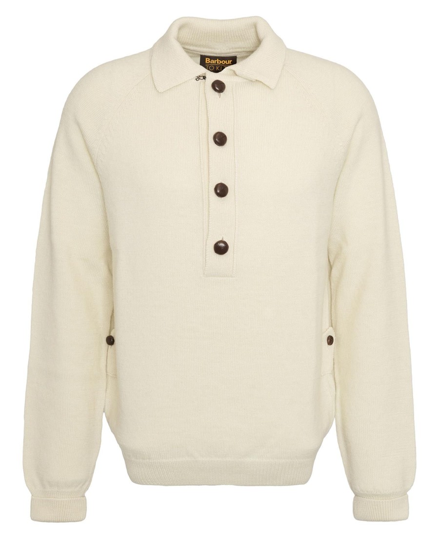 barbour x to ki to midden jumper z kołnierzem