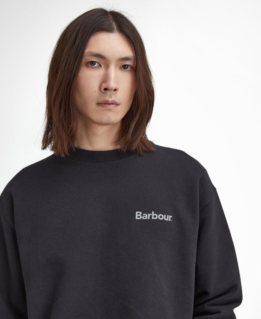 sweter nicholas oversized brushed crew neck