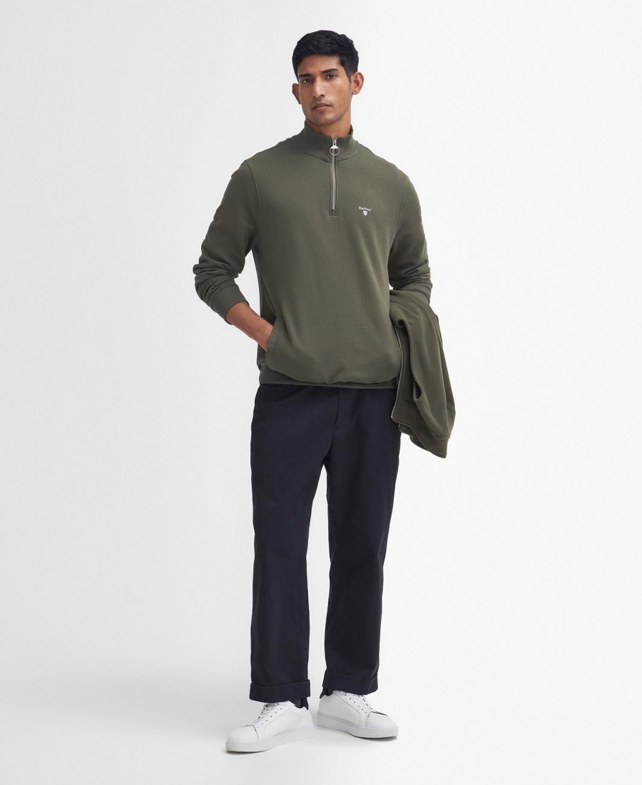 bluza z kapturem beckhill half zip