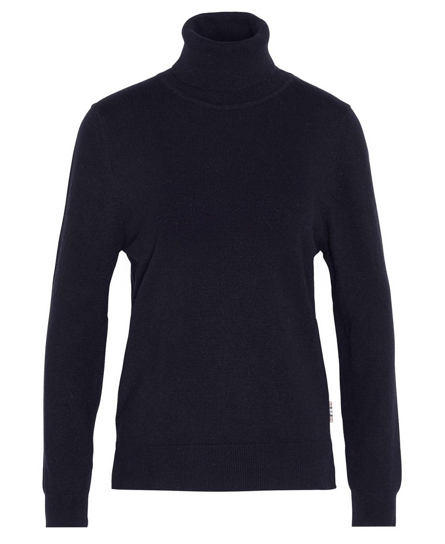 sweter pendle z wywiniętym kołnierzem
