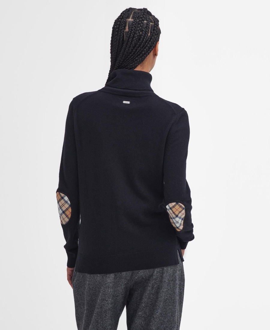 sweter pendle z wywiniętym kołnierzem