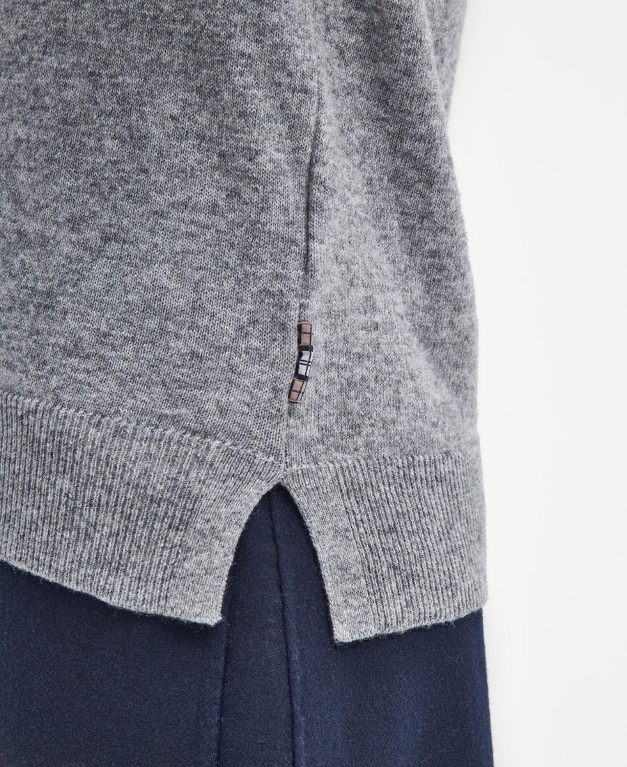 sweter pendle z wywiniętym kołnierzem