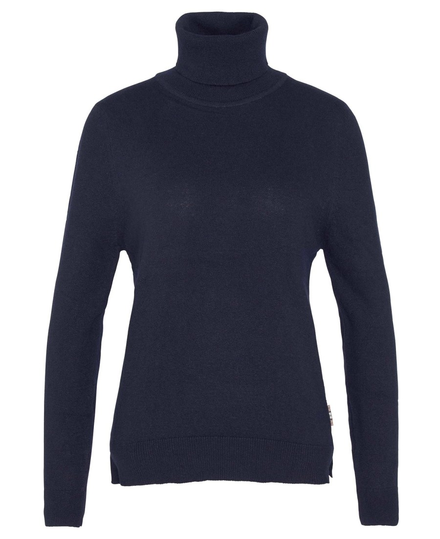 sweter pendle z wywiniętym kołnierzem