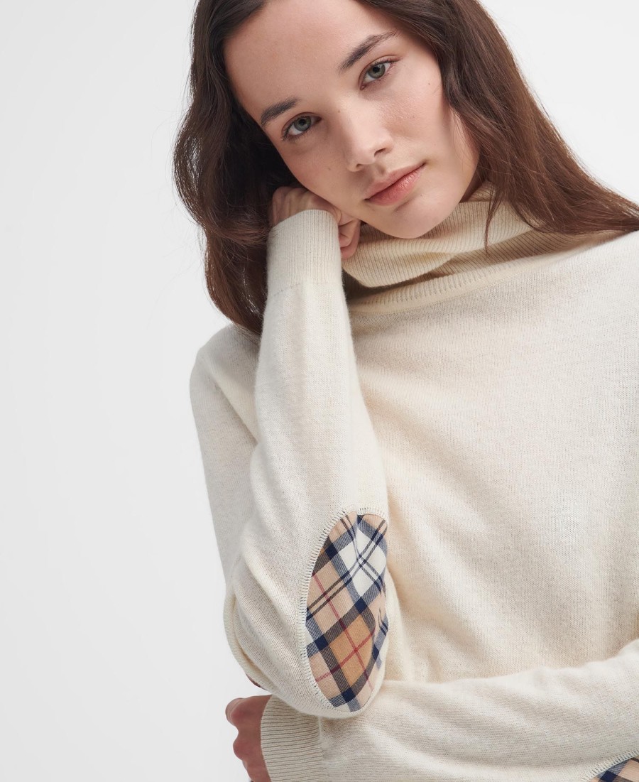 sweter pendle z wywiniętym kołnierzem