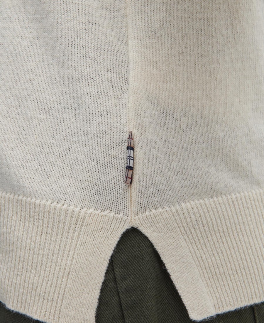 sweter pendle z wywiniętym kołnierzem