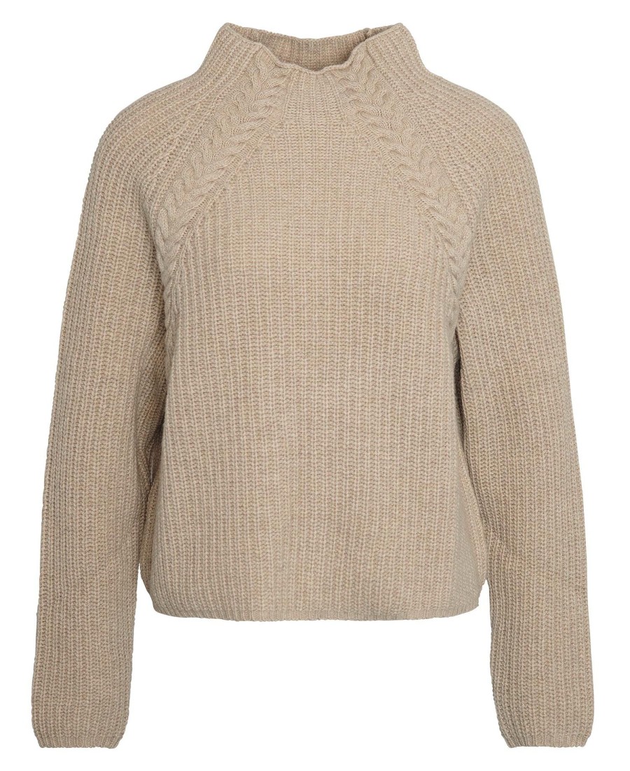sweter z wysokim kołnierzem rhonda