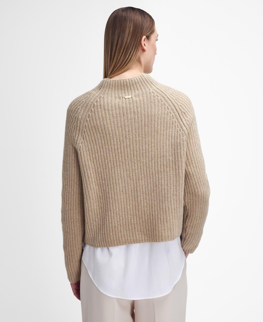sweter z wysokim kołnierzem rhonda