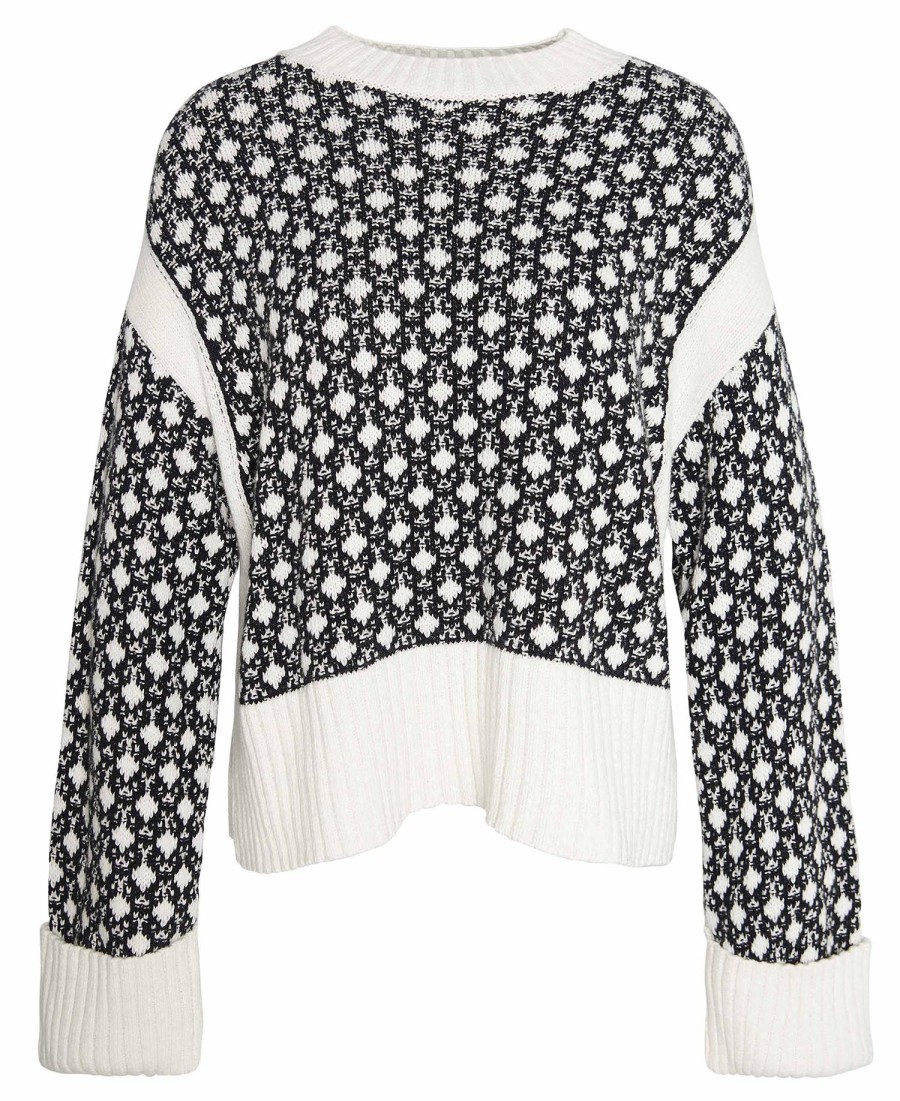 sweter paulette z okrągłym dekoltem