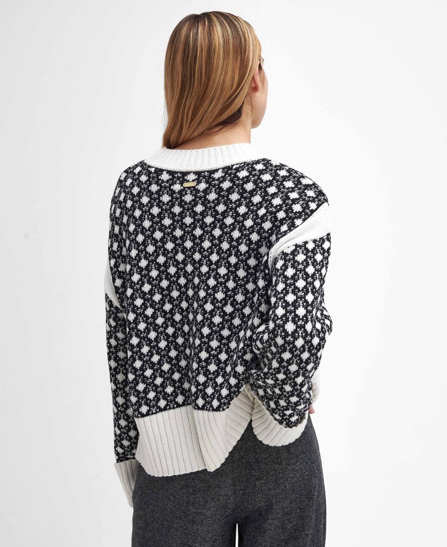 sweter paulette z okrągłym dekoltem