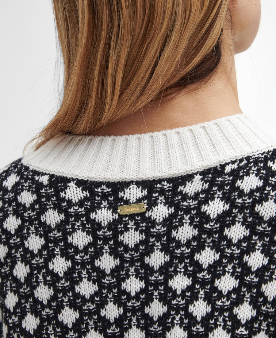 sweter paulette z okrągłym dekoltem