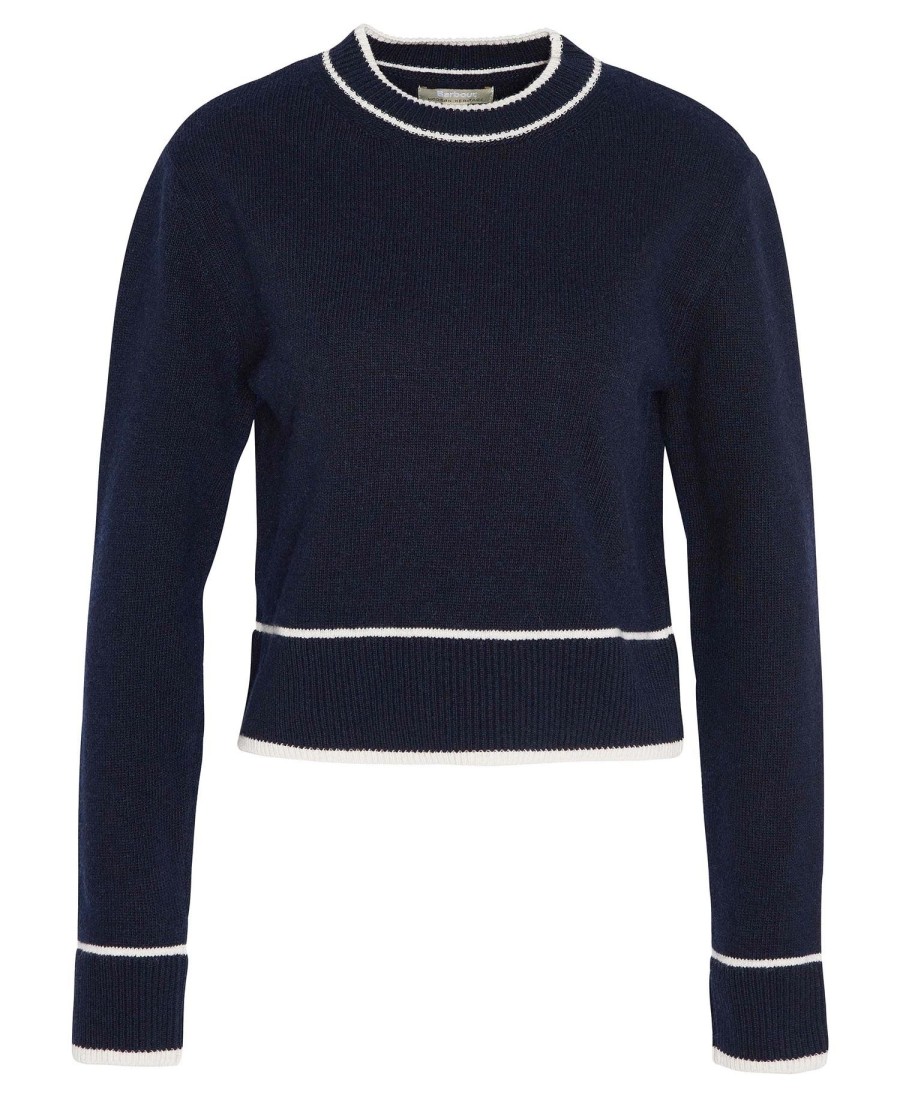 sweter rochelle z okrągłym dekoltem