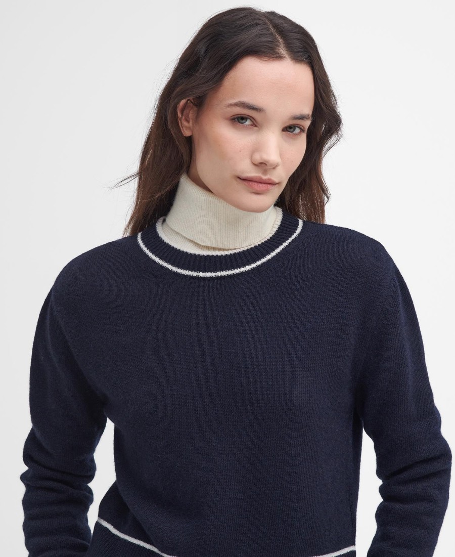 sweter rochelle z okrągłym dekoltem