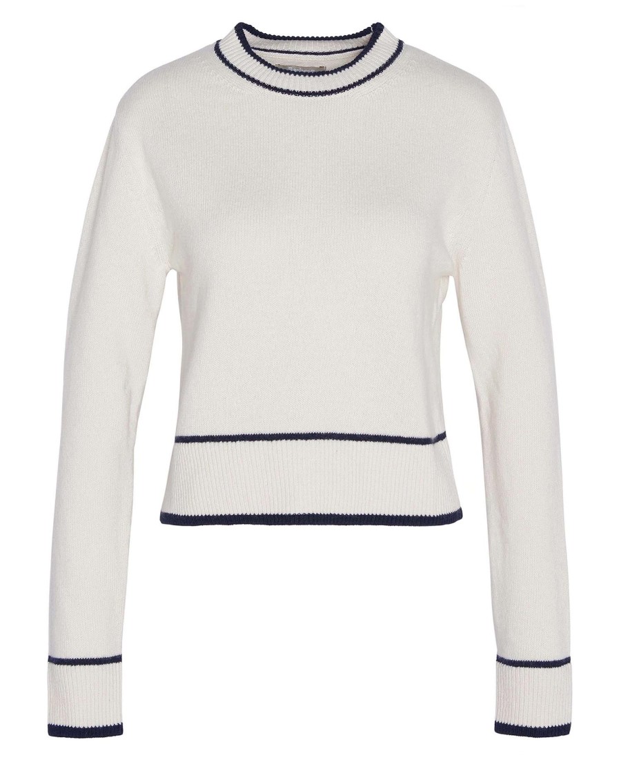 sweter rochelle z okrągłym dekoltem
