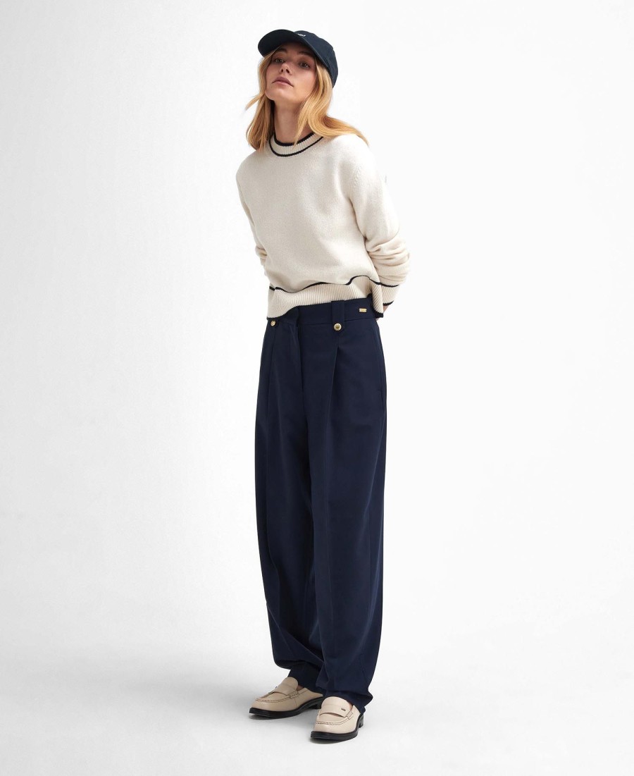 sweter rochelle z okrągłym dekoltem