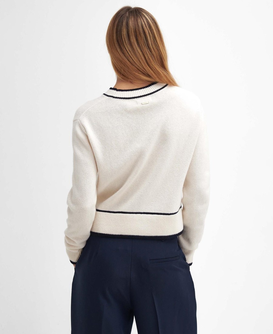 sweter rochelle z okrągłym dekoltem