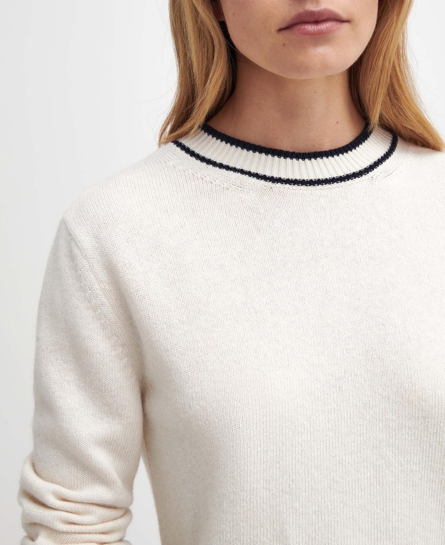 sweter rochelle z okrągłym dekoltem