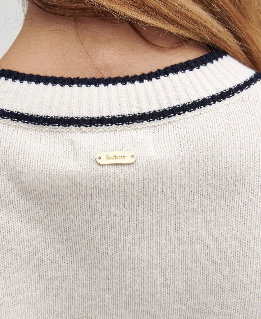 sweter rochelle z okrągłym dekoltem