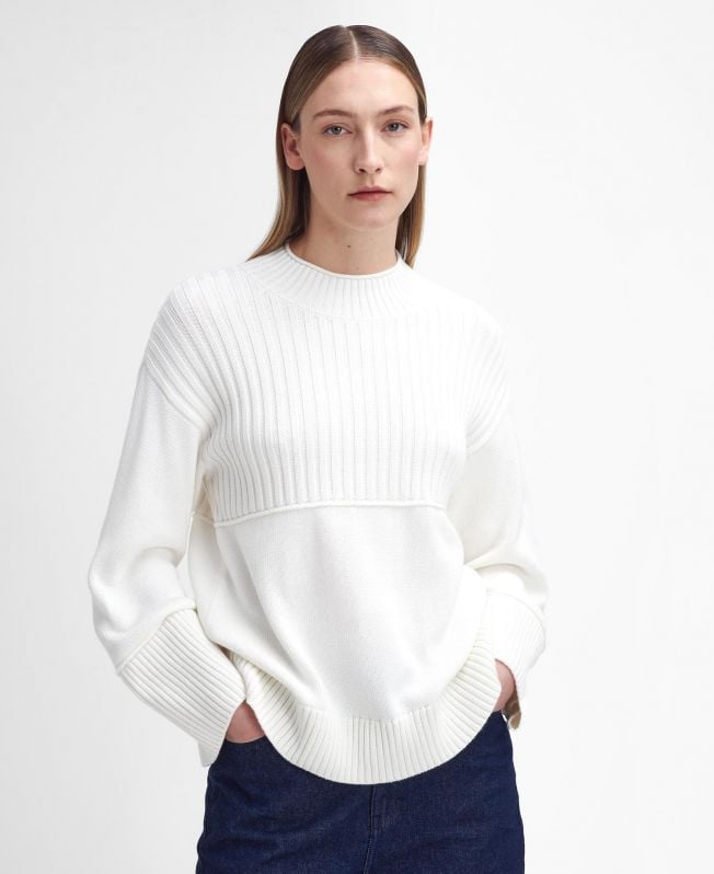sweter z wysokim kołnierzem andi