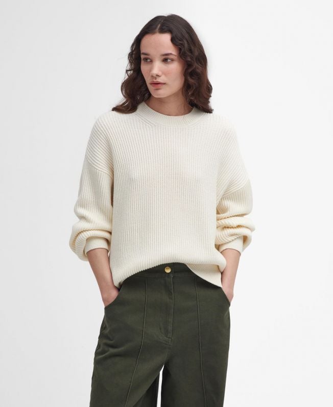 sweter żebrowany
