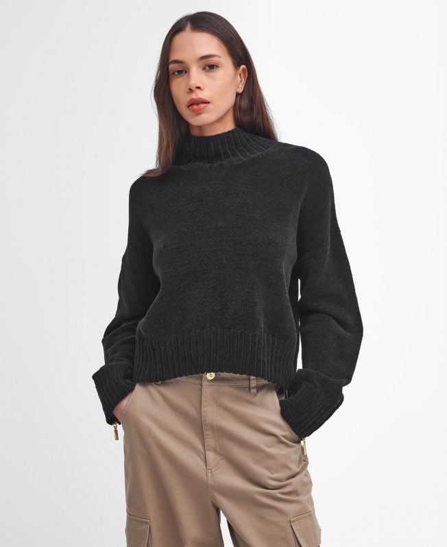 sweter milla z wysokim kołnierzem