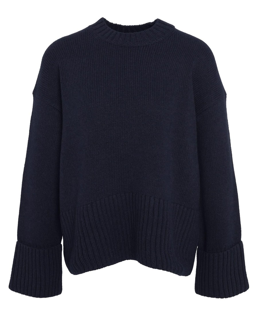 sweter cassandra z okrągłym dekoltem