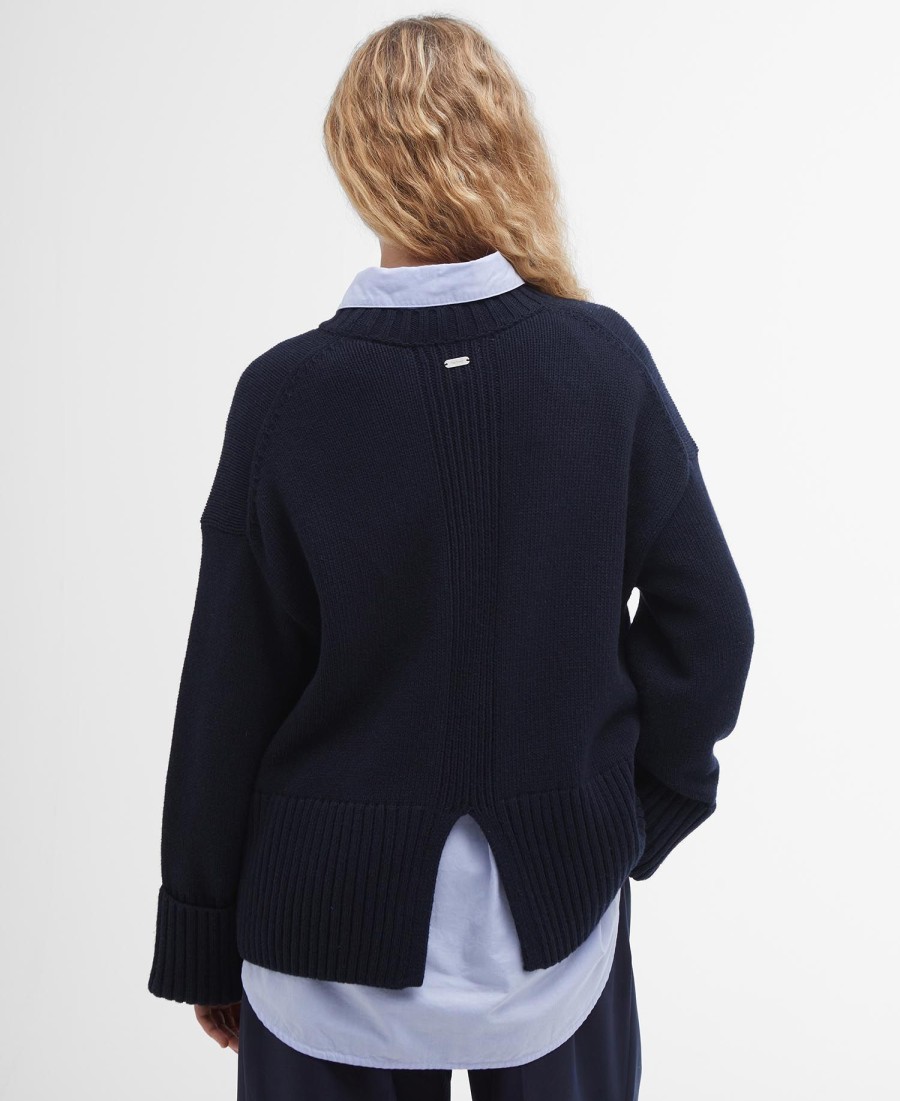 sweter cassandra z okrągłym dekoltem