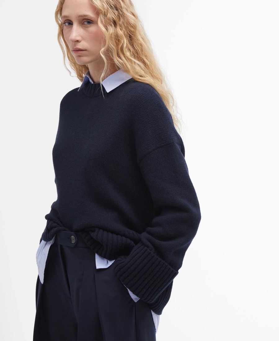 sweter cassandra z okrągłym dekoltem