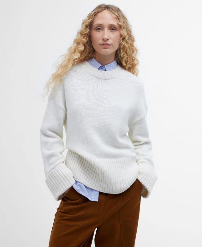 sweter cassandra z okrągłym dekoltem