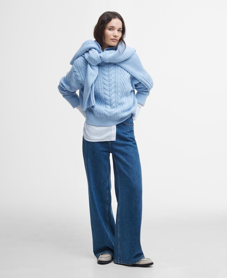 sweter beatrix cable knit