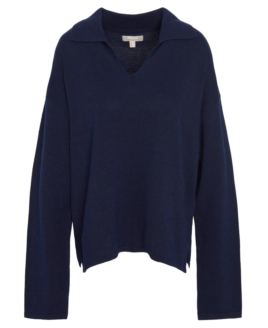sweter fearne z dekoltem w serek