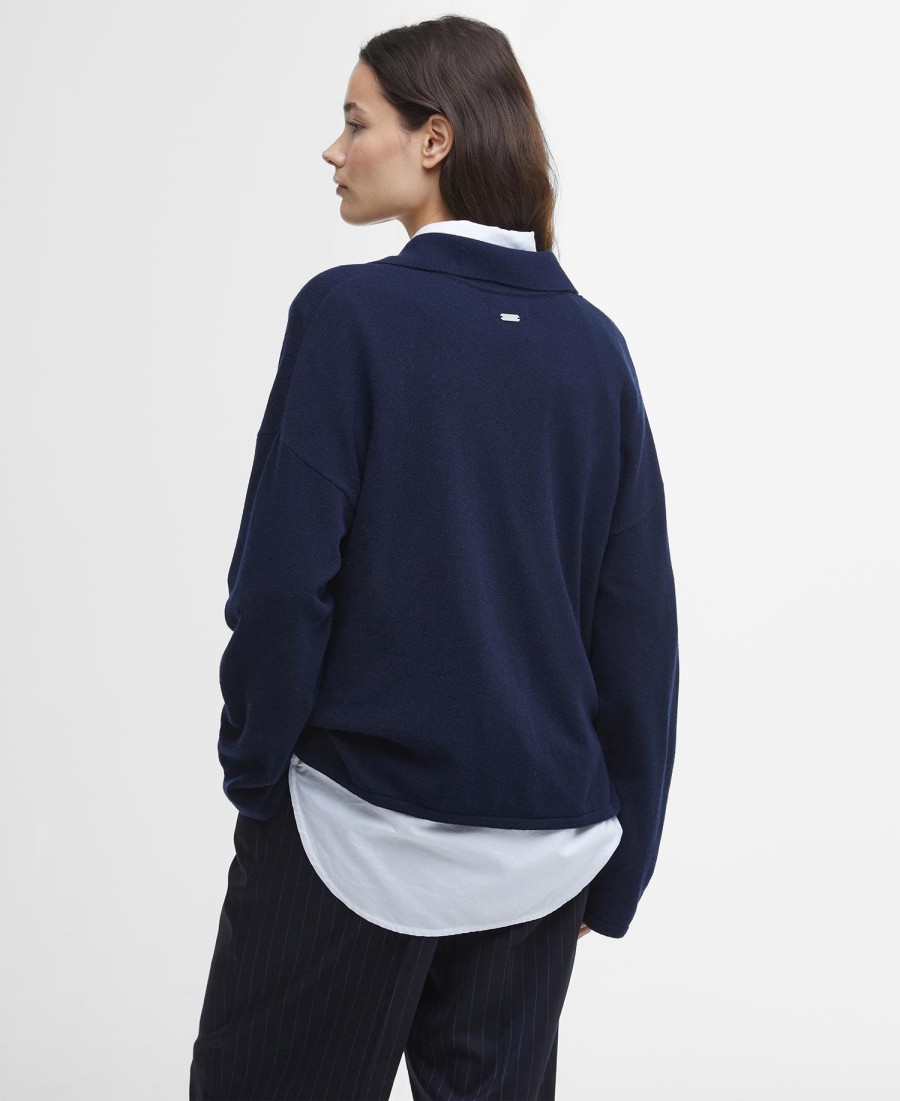 sweter fearne z dekoltem w serek