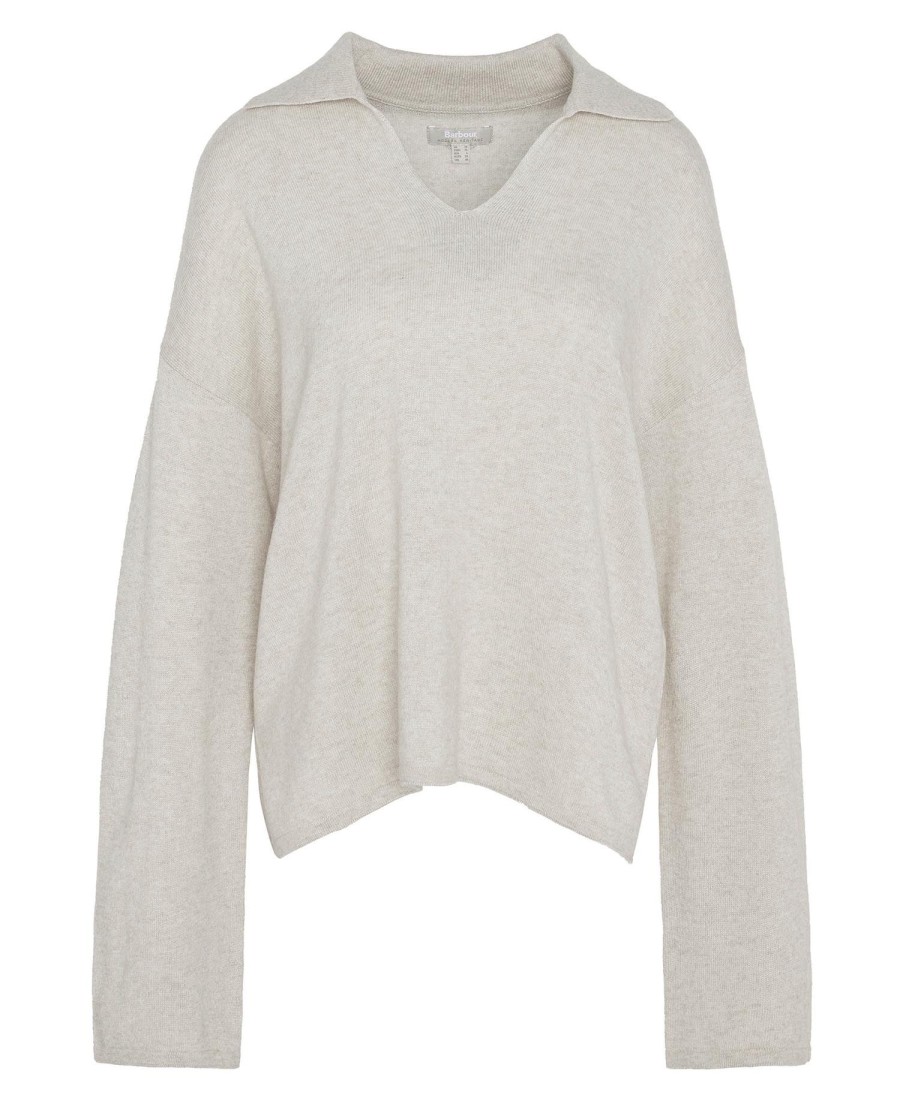 sweter fearne z dekoltem w serek
