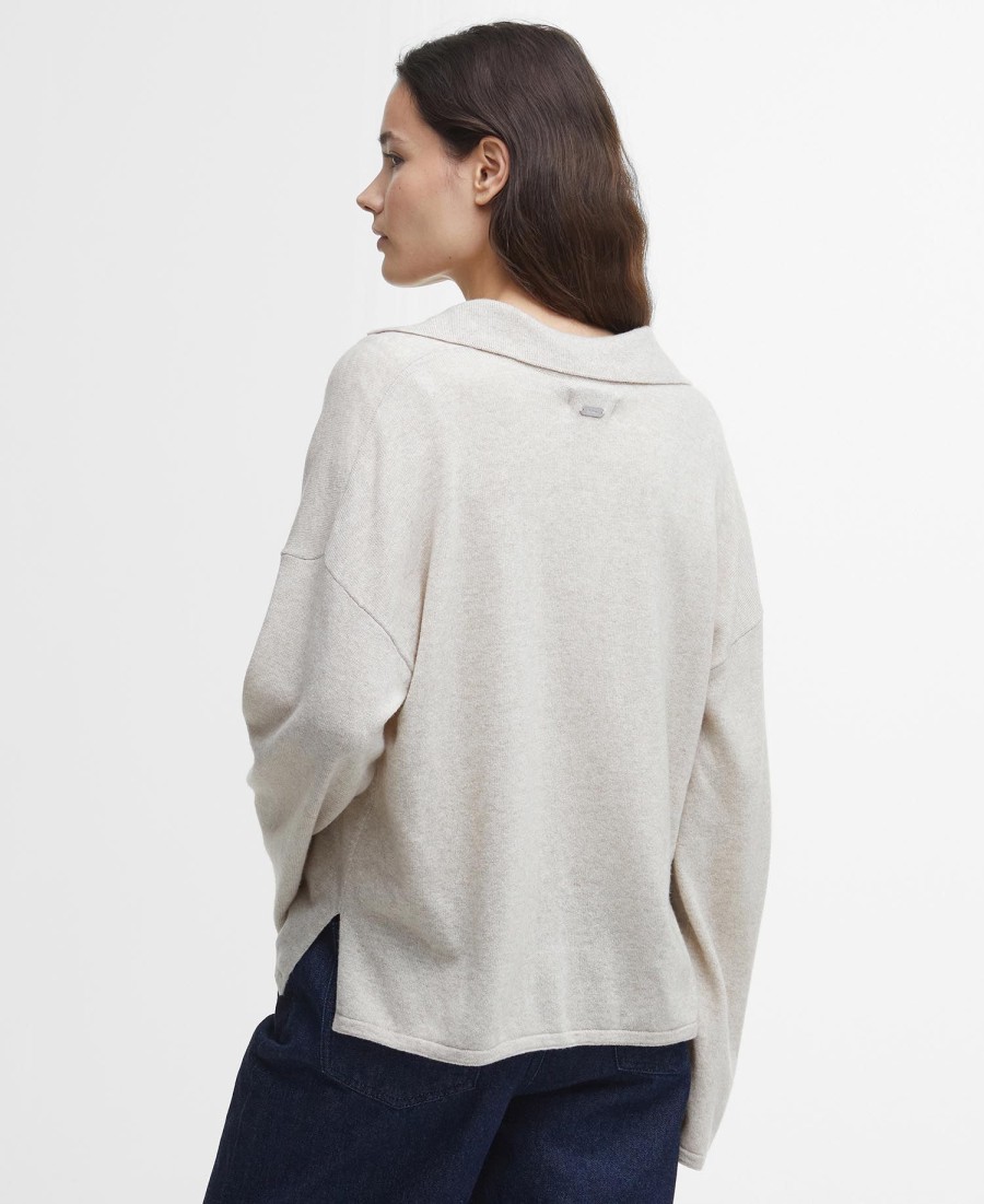 sweter fearne z dekoltem w serek