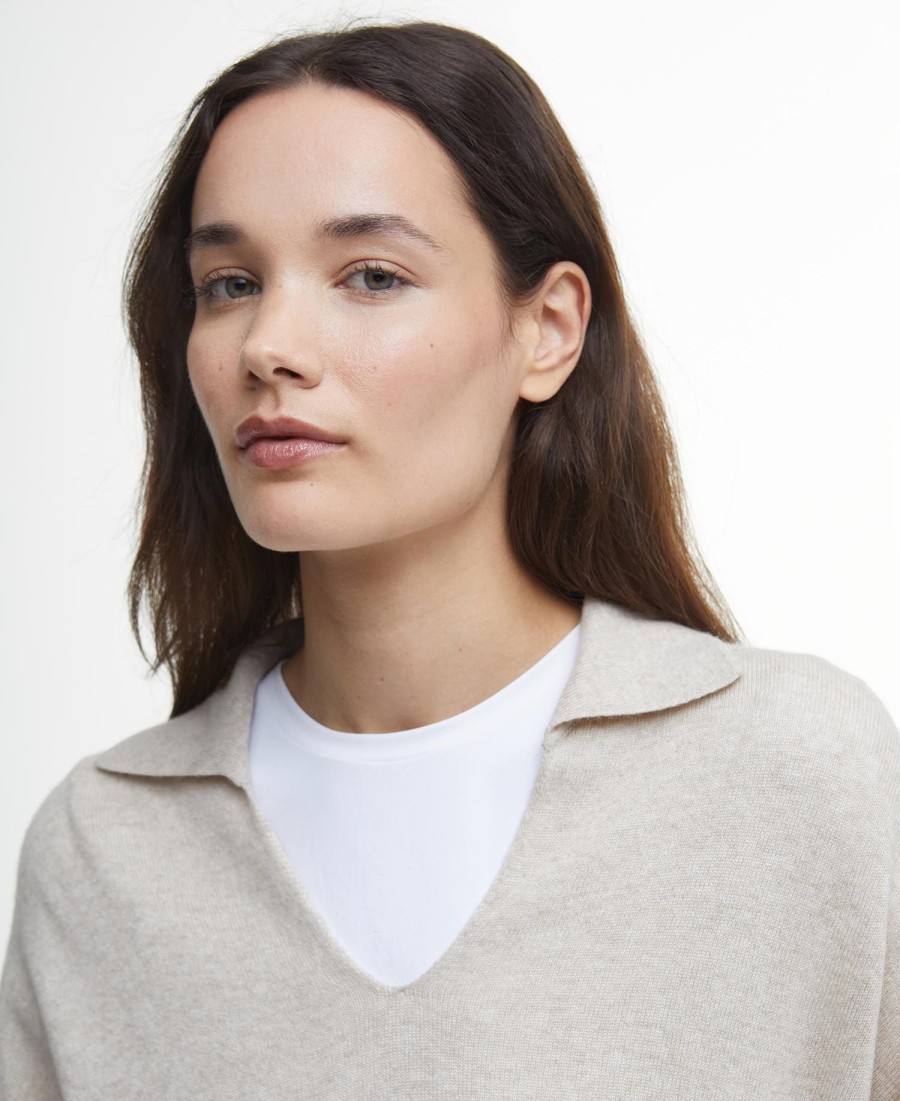 sweter fearne z dekoltem w serek