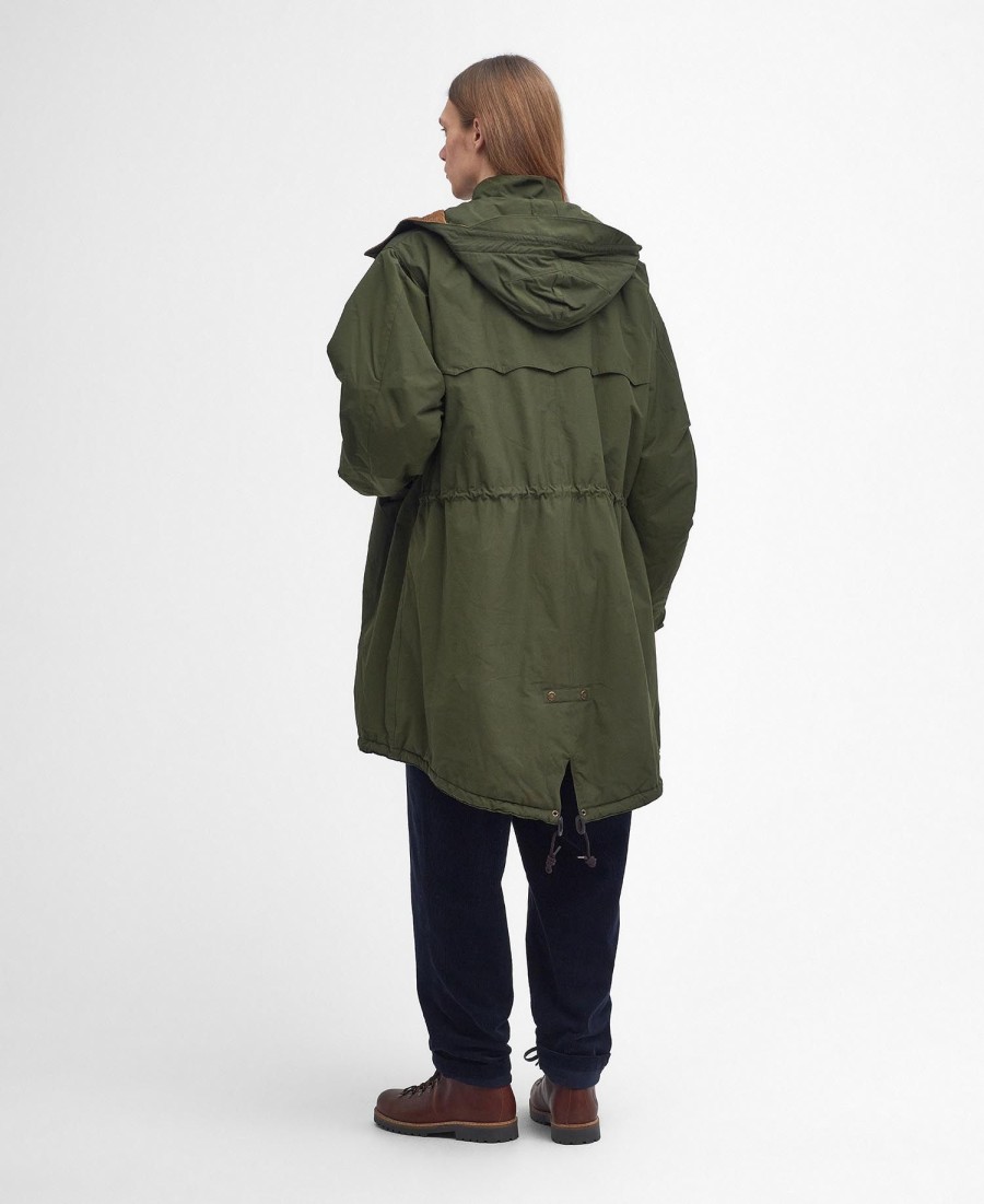 kurtka parka barbour x baracuta mods casual