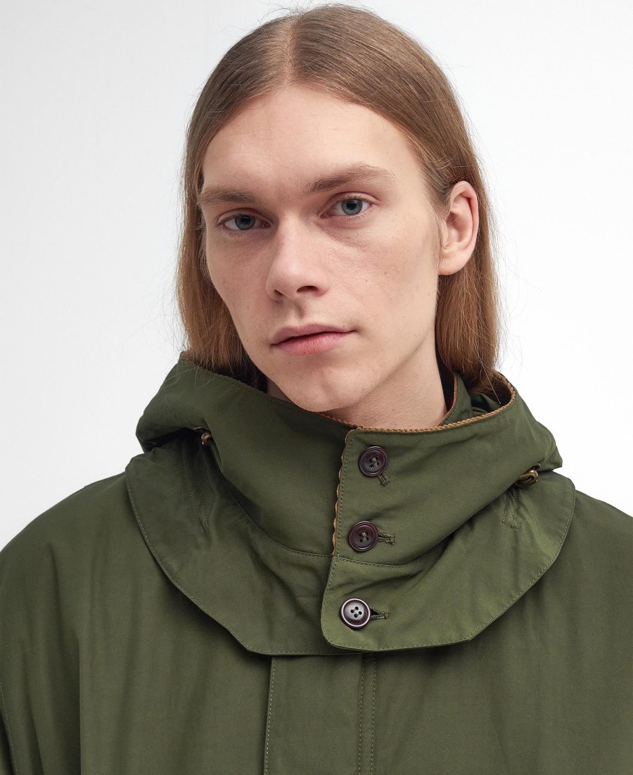 kurtka parka barbour x baracuta mods casual