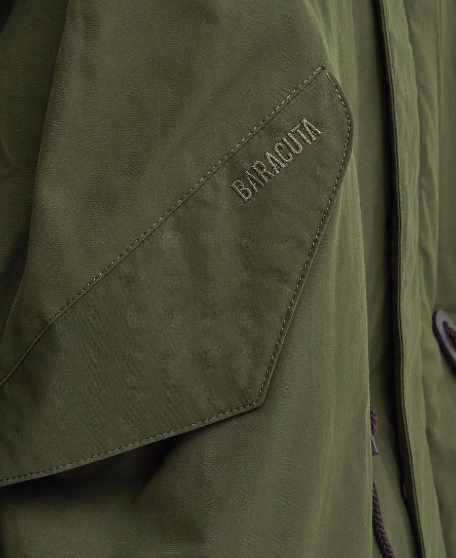 kurtka parka barbour x baracuta mods casual