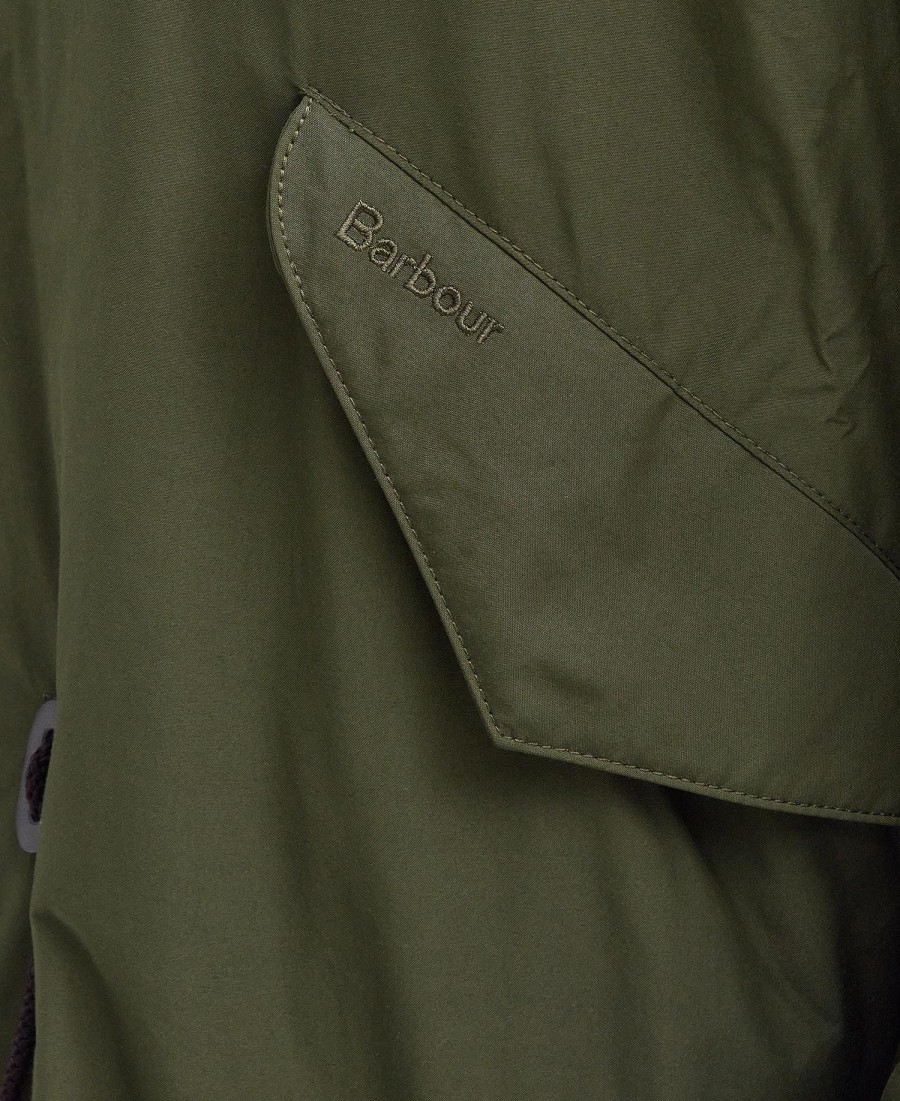 kurtka parka barbour x baracuta mods casual