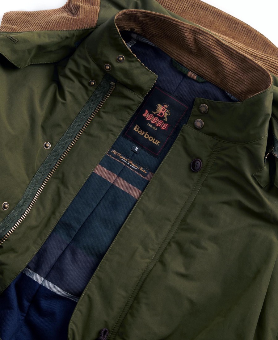kurtka parka barbour x baracuta mods casual