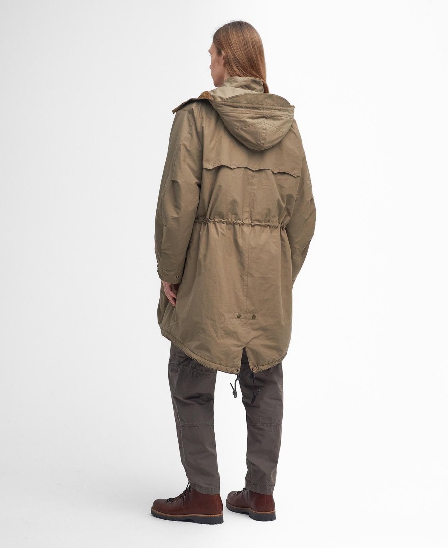kurtka parka barbour x baracuta mods casual