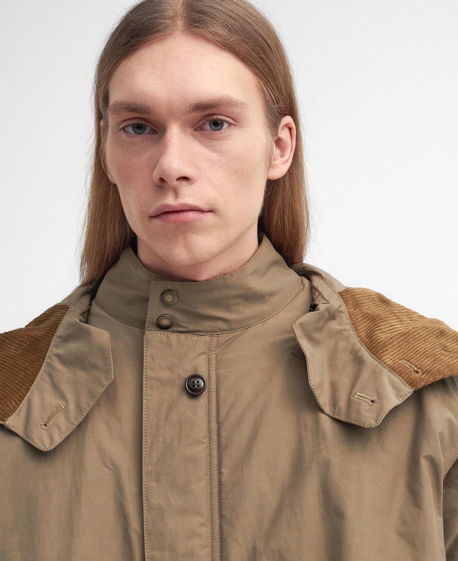 kurtka parka barbour x baracuta mods casual