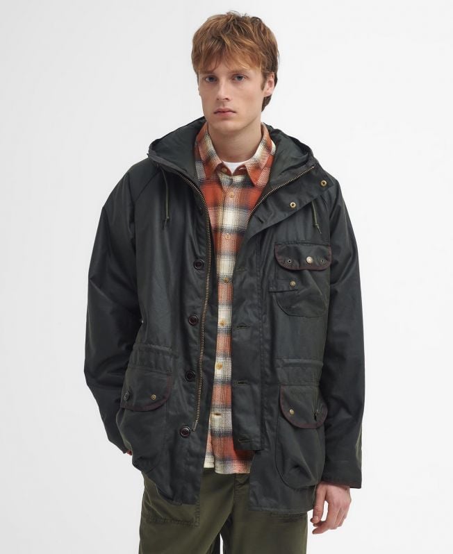 kurtka parka field waxed