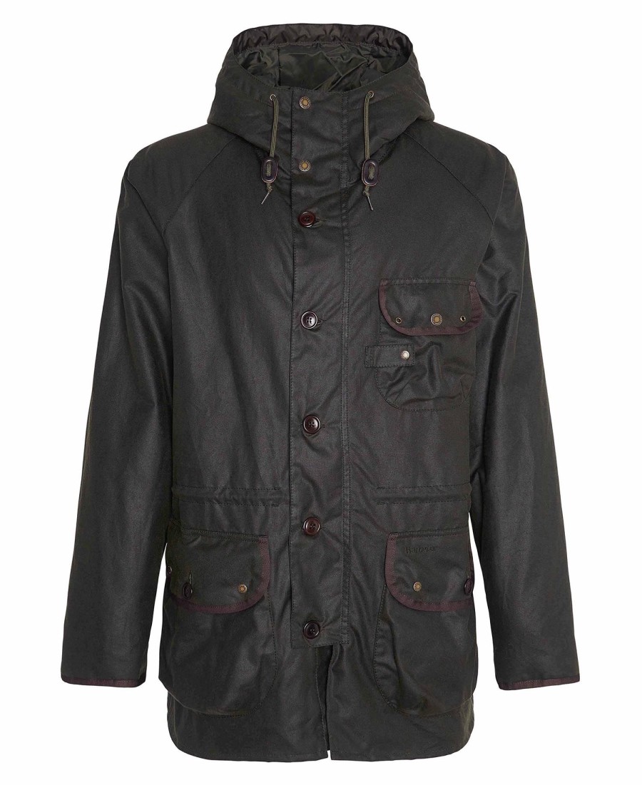kurtka parka field waxed
