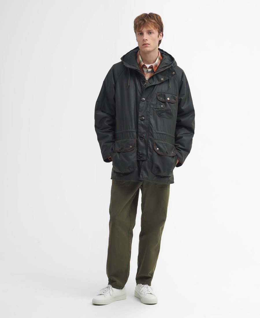 kurtka parka field waxed